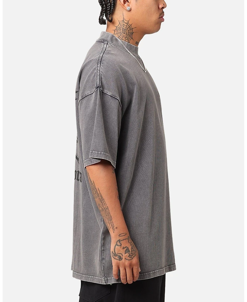 Saint Morta Men's Ethereal Oversized Crewneck Graphic T-Shirt