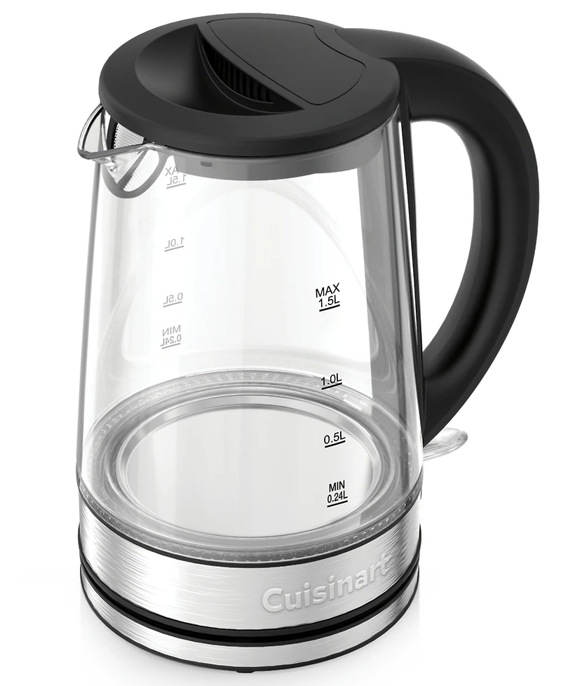 Cuisinart Clear 1.5L Glass Kettle Gk-15