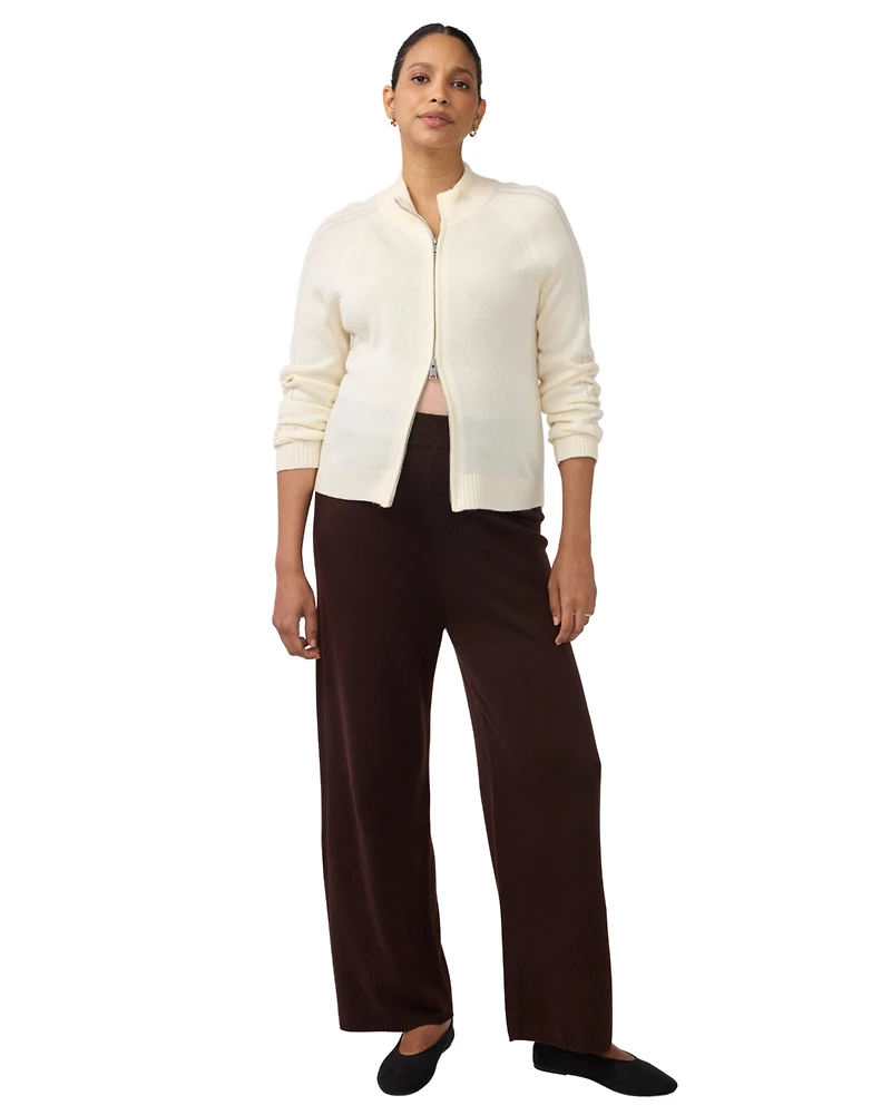 Ingrid + Isabel Maternity Wide Leg Knit Sweater Pant