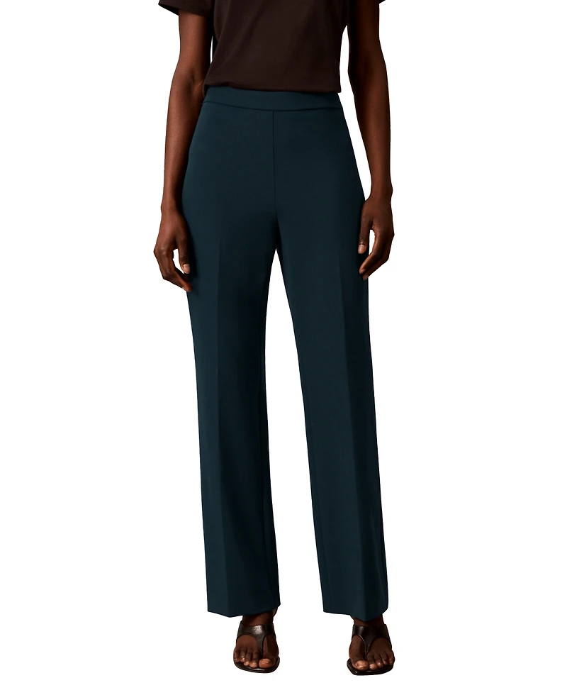 Calvin Klein Petite High-Rise Bootcut Pants