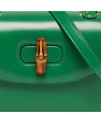 Pre-Owned Gucci Women's Bamboo 1947 Small Leather Top Handle Bag