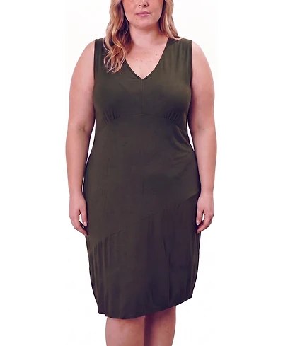 Universal Standard Plus Lila Tie-Back Liquid Jersey Dress