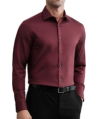 Calvin Klein Men's Performance Wrinkle Free Slim-Fit Spread-Collar Dress Shirt