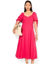 Mint Velvet Women's Linen Blend Tie Detail Maxi Dress