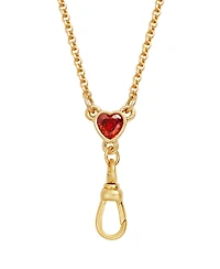 Fable England Gold Love Heart Clasp Chain Necklace