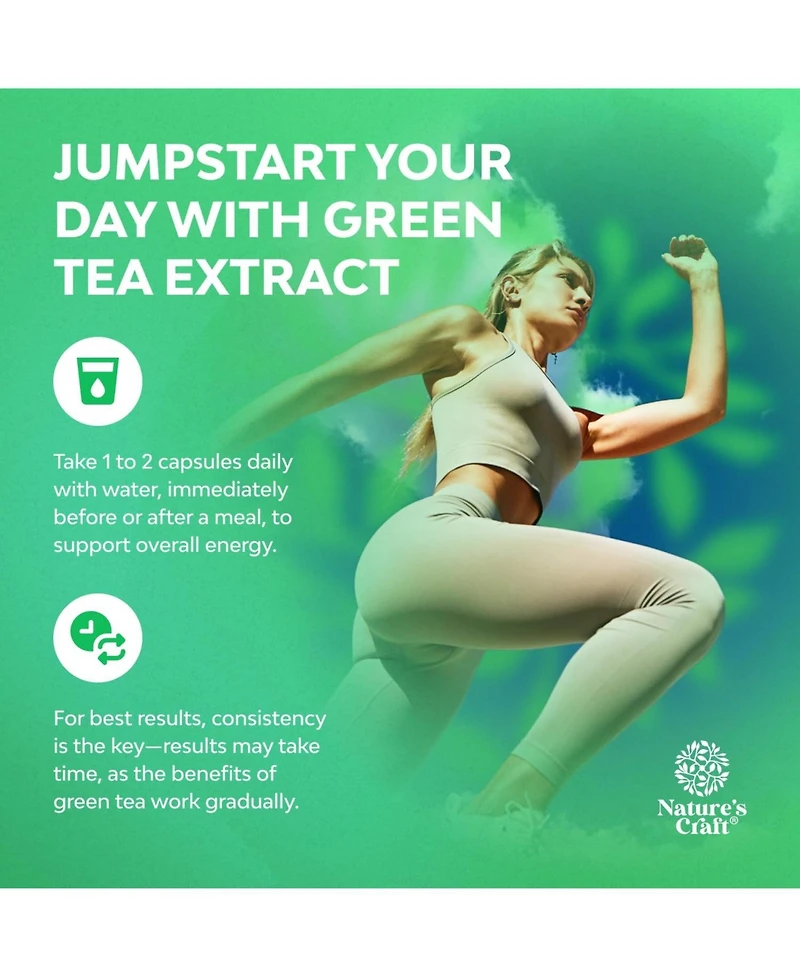 Mav Nutrition Tea Extract Capsules 500 Milligram with Egcg and Naturally Occurring Caffeine, 60 Count