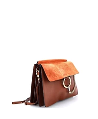 Pre-Owned Chloe Medium Faye Shoulder Bag Leather