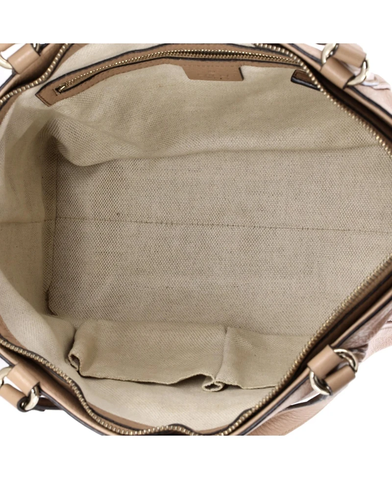 Pre-Owned Gucci Small Soho Convertible Top Handle Bag Leather