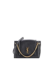 Pre-Owned Saint Laurent Mini Nolita Satchel Quilted Leather
