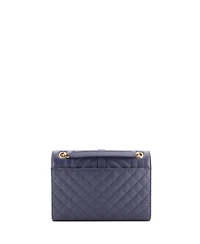 Pre-Owned Saint Laurent Medium Classic Monogram Envelope Satchel Mixed Matelasse Leather