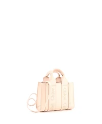 Pre-Owned Chloe Mini Woody Convertible Tote Leather