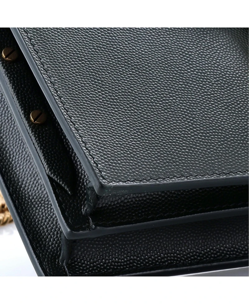 Pre-Owned Saint Laurent Cassandra Small Leather Chain Shoulder Bag