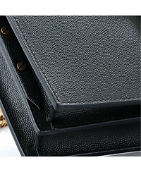 Pre-Owned Saint Laurent Cassandra Small Leather Chain Shoulder Bag