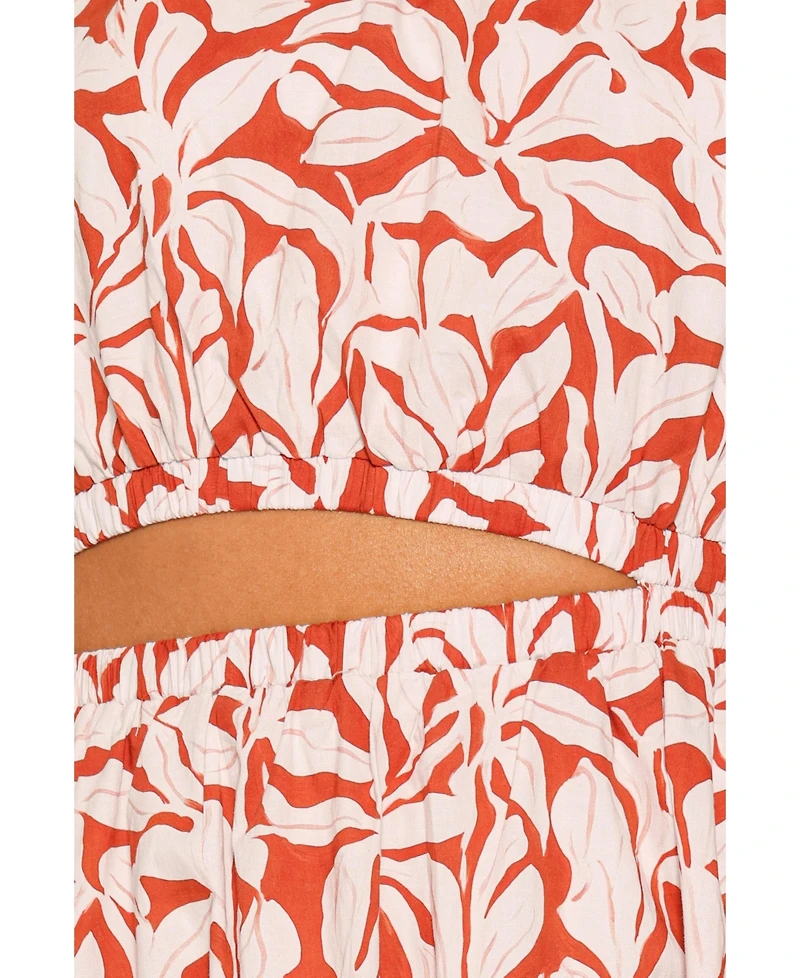 Petal and Pup Women's Toria Floral Cut-Out Maxi Dress