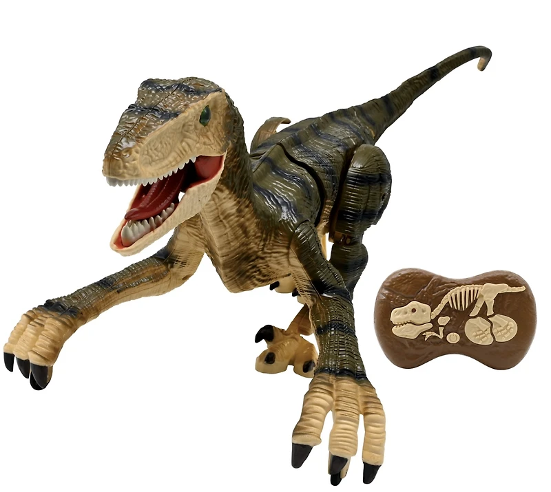 Lexibook Rechargeable Light and Sound Effect Remote-Controlled Raptor Toy