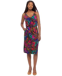 Body by Miraclesuit Women's Tali Scoop Neck Midi Shaping Dress