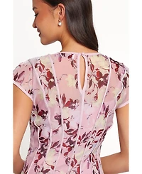 Petal and Pup Women's Livio Wedding Guest Floral-Print A-Line Maxi Dress