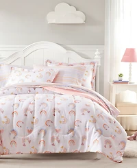 Dream Factory Lucky Hearts -Piece Comforter Set