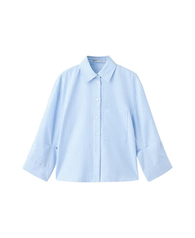 Mango Women's Striped Straight Shirt