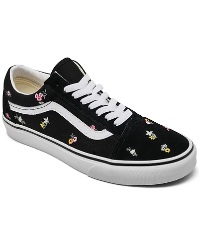 Vans Women's Old Skool Low-Top Waffle Rubber Outsole Sneakers from Finish Line