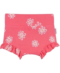 Gerber Baby Girls' Bubble Ruffle-Hem Shorts, 3-Piece Set