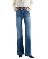 7 For All Mankind Women's Modern Dojo High-Rise Flare Jeans
