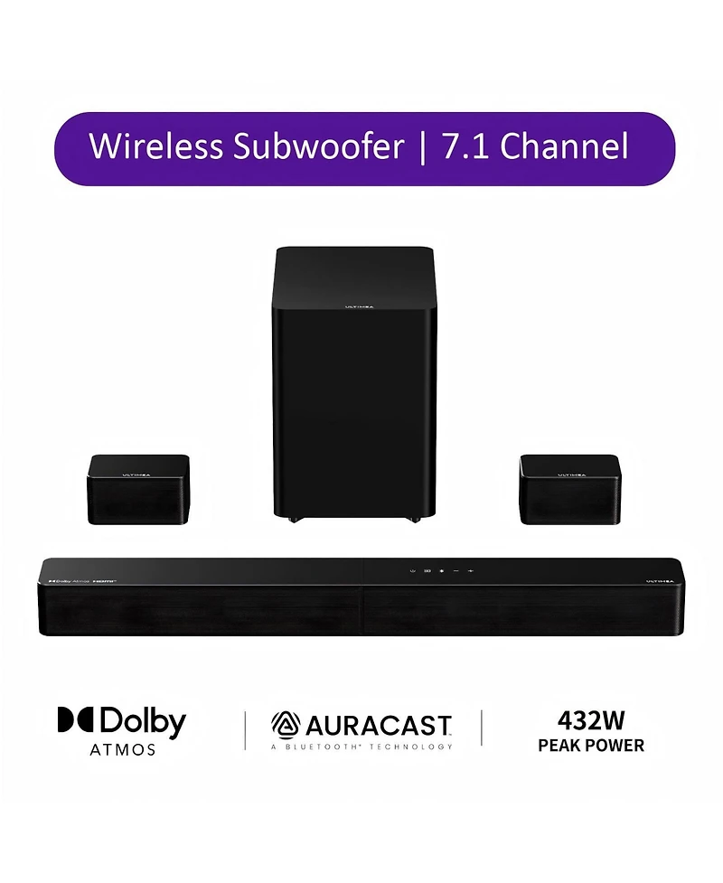 Ultimea Poseidon M100 7.1ch Dolby Atmos Sound Bar System