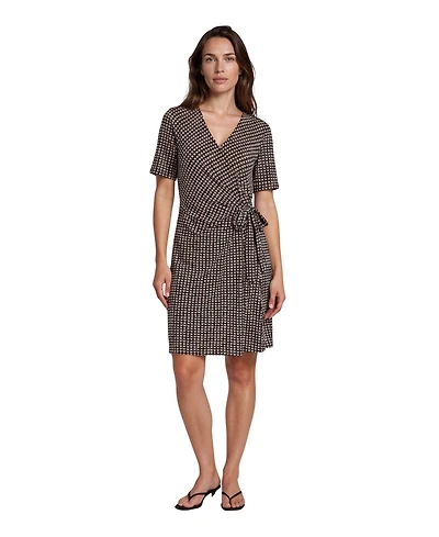 Masai Copenhagen Women's Raven V-Neck Short-Sleeve Wrap Dress