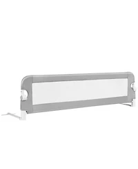 Slickblue Extra Long Foldable Bed Guard Rail for Children, Easy to Install and Store