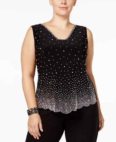 Msk Plus Embellished Blouse