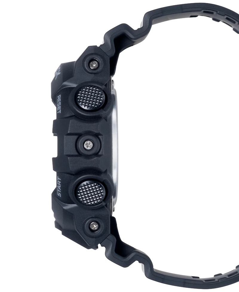 G-Shock Men's Analog-Digital Black Resin Strap Watch 53x58mm Ga-700-1B