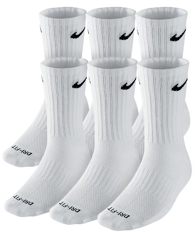 Nike Unisex Everyday Plus Cushioned Training 6-Pairs Crew Socks