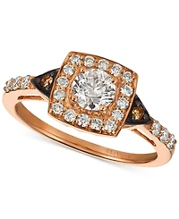 Le Vian Chocolatier Diamond Ring (7/8 ct. t.w.) in 14k Rose Gold