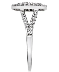 Diamond Cluster Halo Engagement Ring (1 ct. t.w.) in 14k White Gold