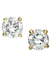 Giani Bernini 18k Gold Over Sterling Silver Earrings Cubic Zirconia Round Stud Earrings 4 8mm