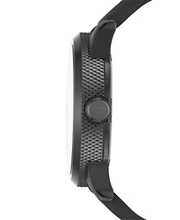Diesel Men's Black Silicone Strap Watch 46x53mm DZ1807