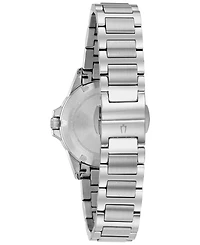 Bulova Women's Diamond Accent Marine Star Stainless Steel Bracelet Watch 32mm 96R215