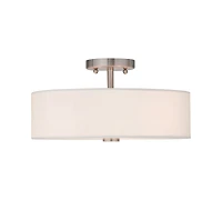 Livex Brighton 15" Semi-Flush Mount