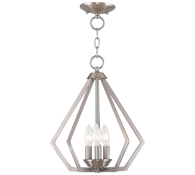 Livex Prism 3- Light Metal 14'' Pendant
