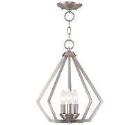 Livex Prism 3- Light Metal 14'' Pendant