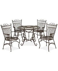 Donovan Outdoor 5-Pc. Dining Set (Dining Table & 4 Chairs)