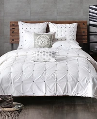 Ink+Ivy Masie Tufted Duvet Cover Set, Full/Queen