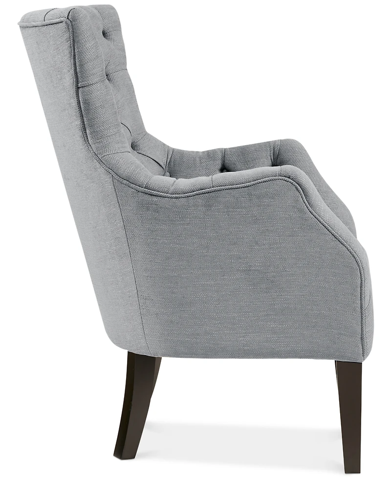 Madison Park Hannah Button Tufted Wing Accent Chair