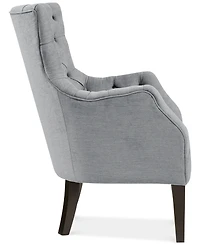 Madison Park Hannah Button Tufted Wing Accent Chair