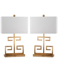Safavieh Set of 2 Greek Key Table Lamps