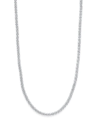 Giani Bernini 20" Sparkle Link Chain Necklace in Sterling Silver, Created for Macy's (Also in 18k Gold Over Sterling Silver)