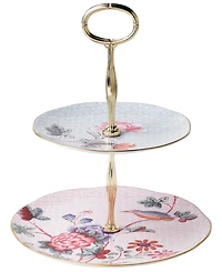 Wedgwood Cuckoo Two Tier Cake Stand