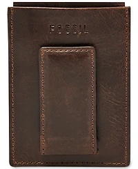 Fossil Men's Leather Derrick Rfid Card Case