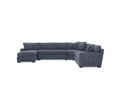Radley -Piece Fabric Chaise Sectional Sofa