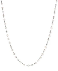 Effy Cultured Freshwater Pearl (3mm) Statement Necklace 14k Gold, White Gold or Rose